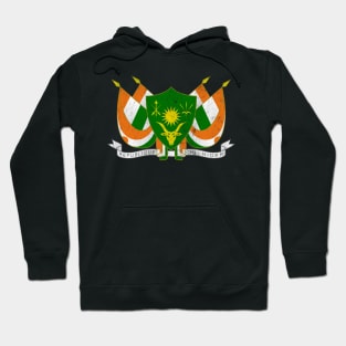 Niger / Vintage Look Flag Design Hoodie